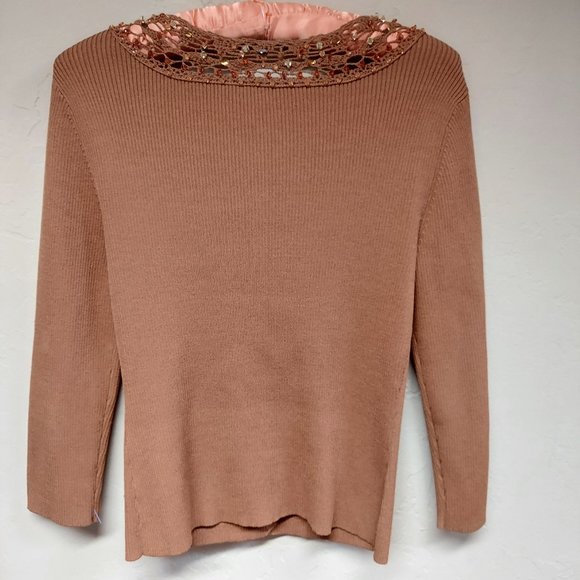 CE by Classiques Entier Silk Blend Cardigan Small - Picture 2 of 9